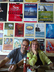Marc and Sue Orchant at breakfast