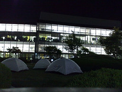 Google Tents at Where Camp
