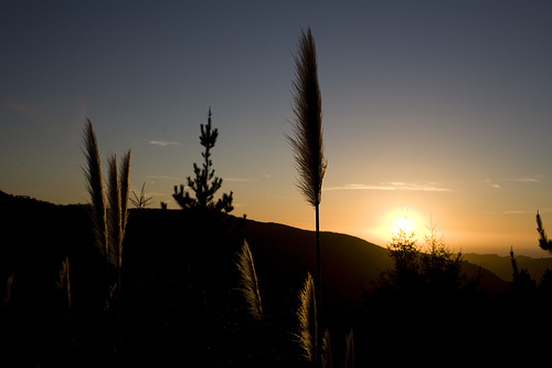 Sunset over Half Moon Bay