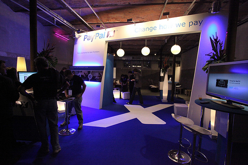 PayPal booth at LeWeb
