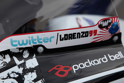 Lorenzo's "Twitter bike"