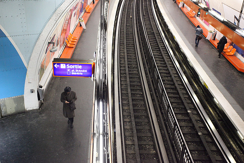 Inside the Paris subway