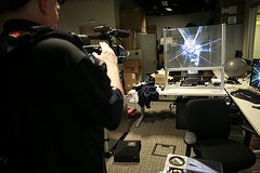 Rocky shoots Andy Wilson, researcher at Microsoft