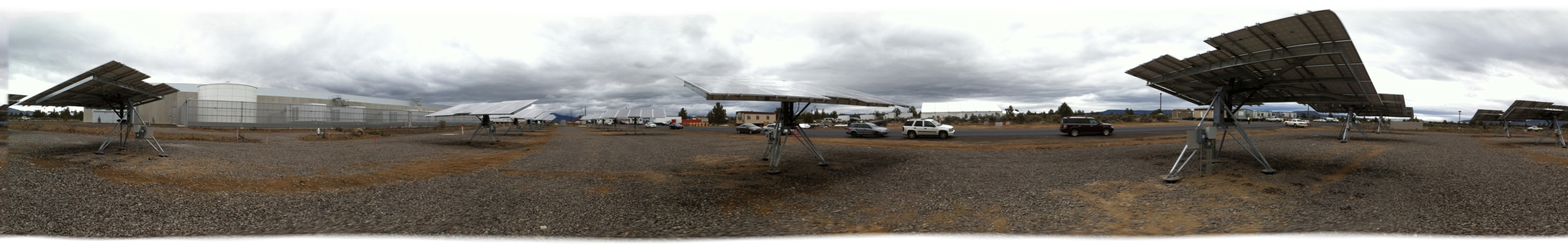 Facebook's datacenter in Prineville, Oregon, USA from the outside